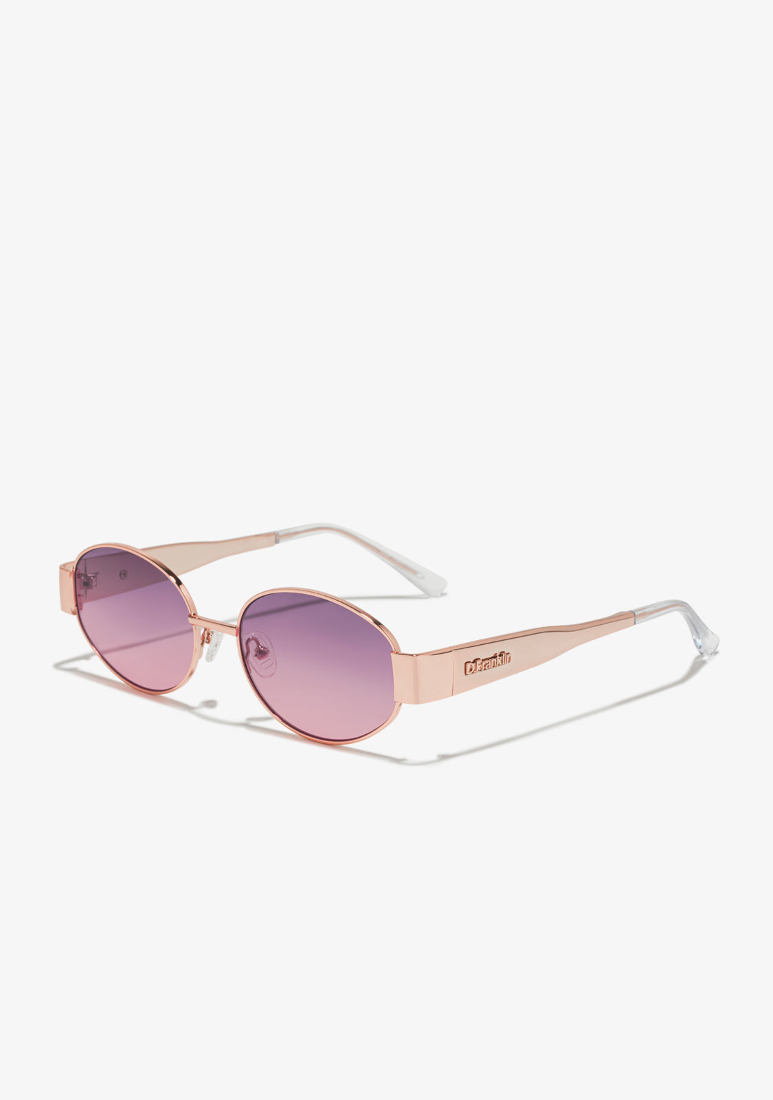 Occhiali Da Sole Sportivi Tropical Argento Ovale Unisex, Lenti Grigie UV400, Metallo - Foto 2