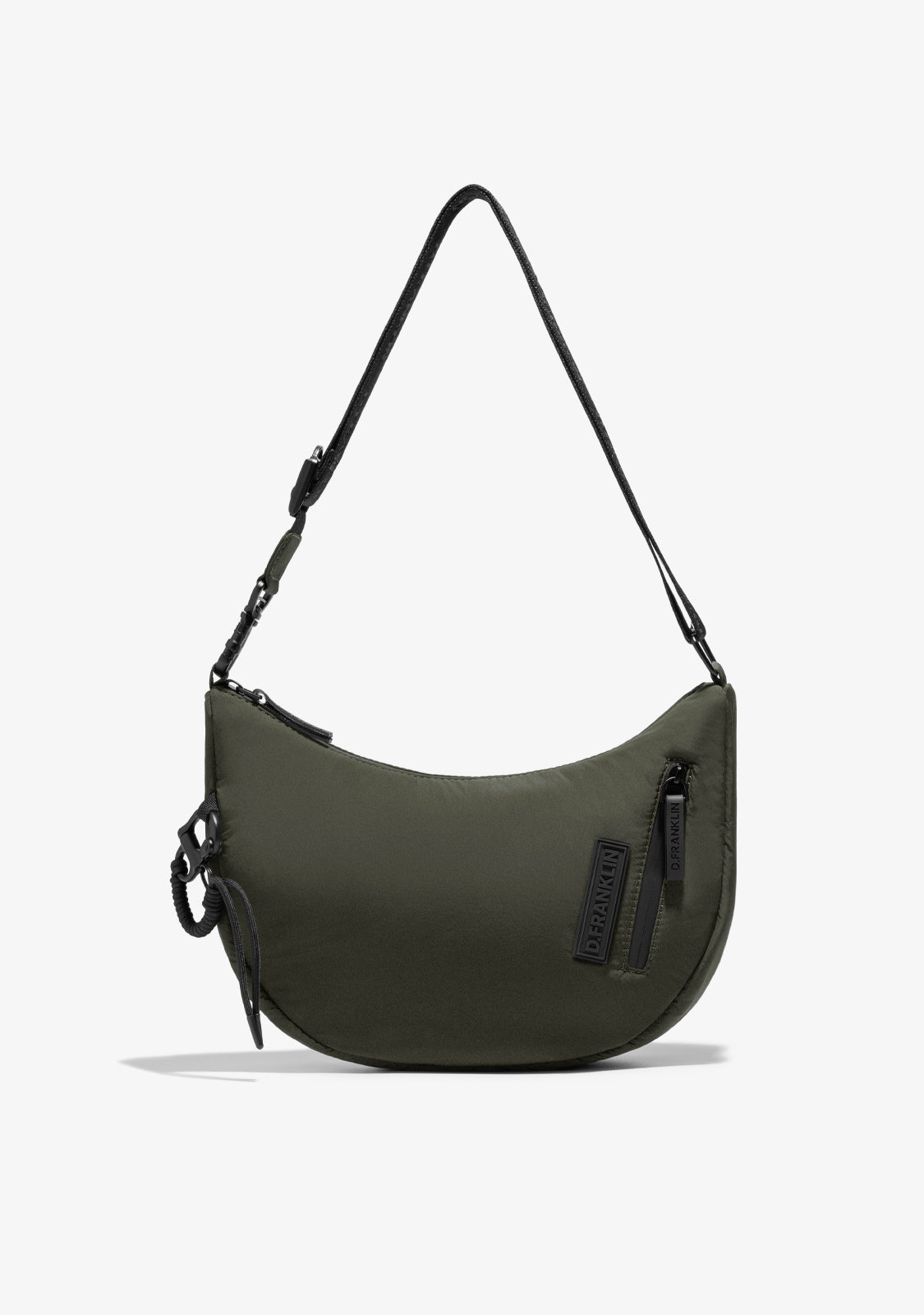 Green nylon shoulder bag sale