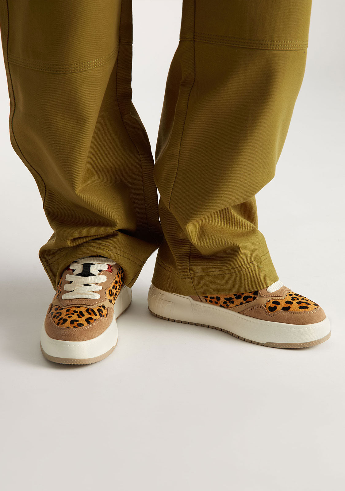 D FRANKLIN ZAPATOS / SNEAKERS / TENNIS Court Flag Leopard