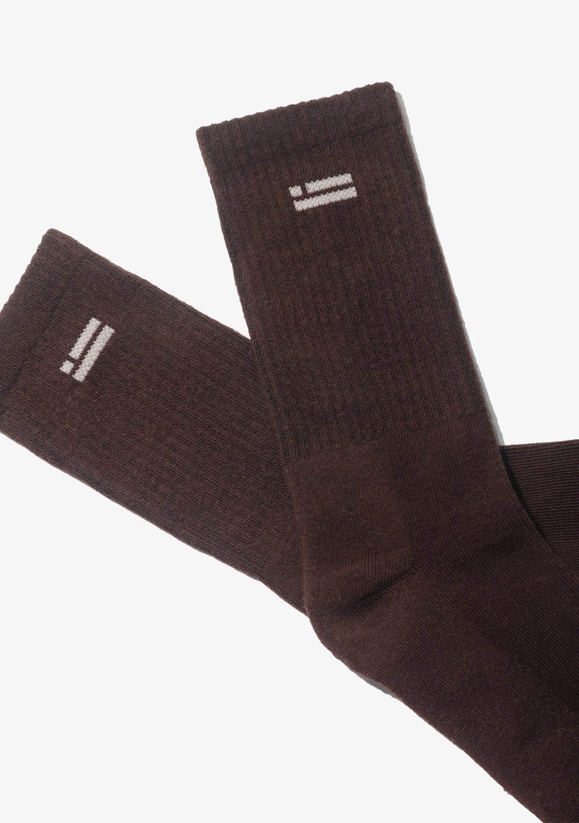 Flag Socks 3 Pack Brown