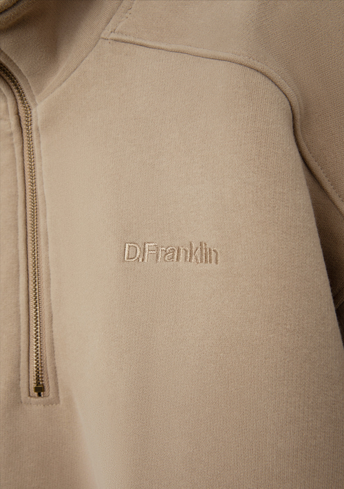 Half-Zip Sweatshirt Sand