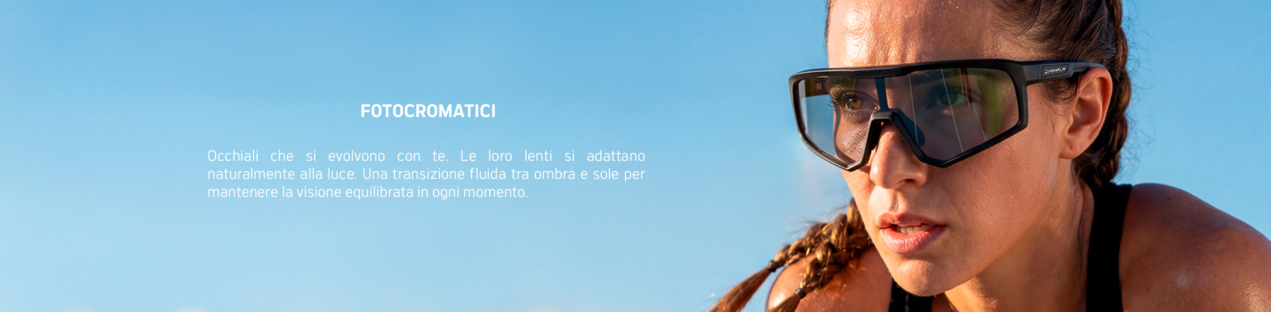 Occhiali da sole sportivi fotocromatici