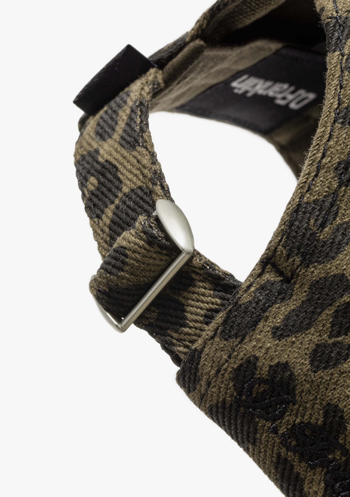 Leopard Baseball Cap Army Green
