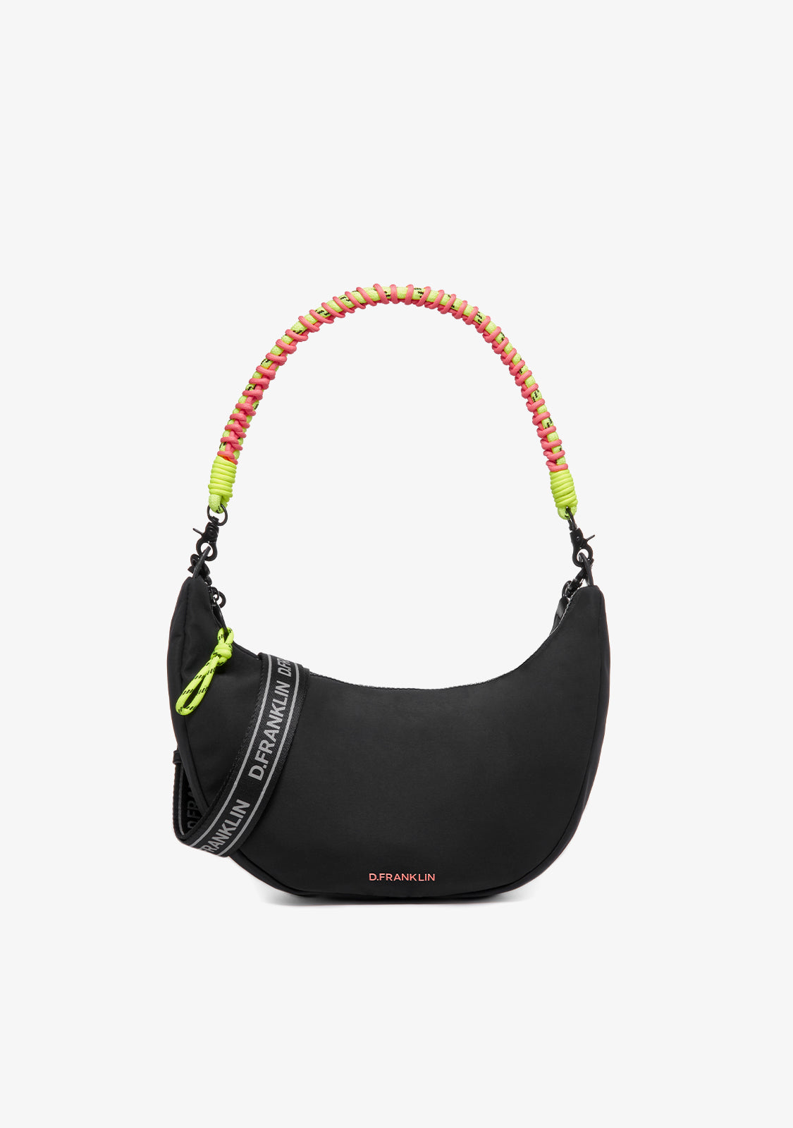 Round crossbody bag black sale