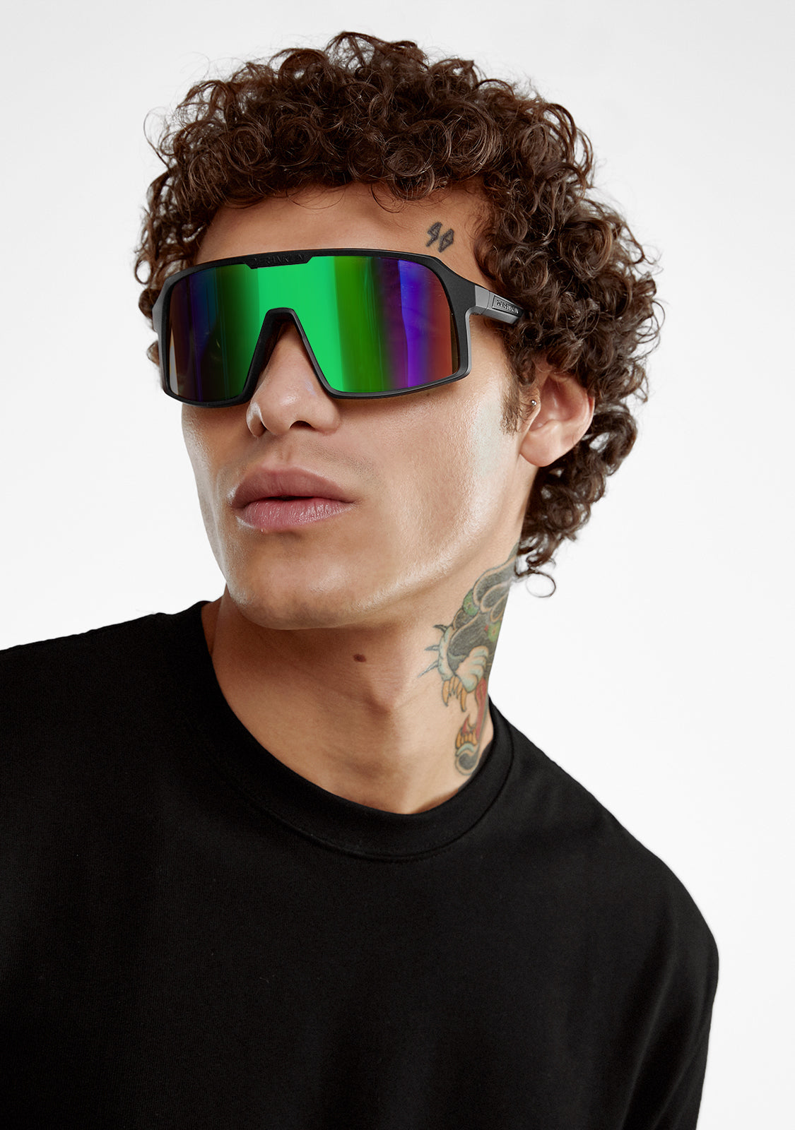 Occhiali da sole per sport acquatici Neri Verdi