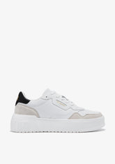 Court Basic Leather White / Black