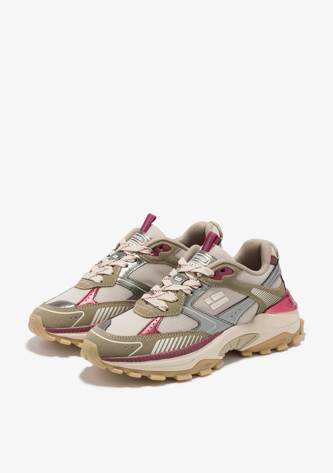 D FRANKLIN ZAPATOS / SNEAKERS / TENNIS 347 Track Flame Sand / Silver