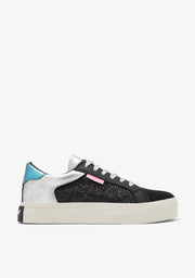 Half Moon Low Glitter Black