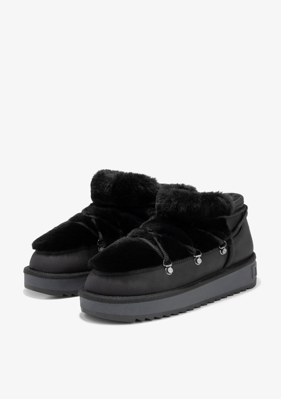 D FRANKLIN ZAPATOS / BOOTS / NORDIC Nordic  Trk Fur Low Black