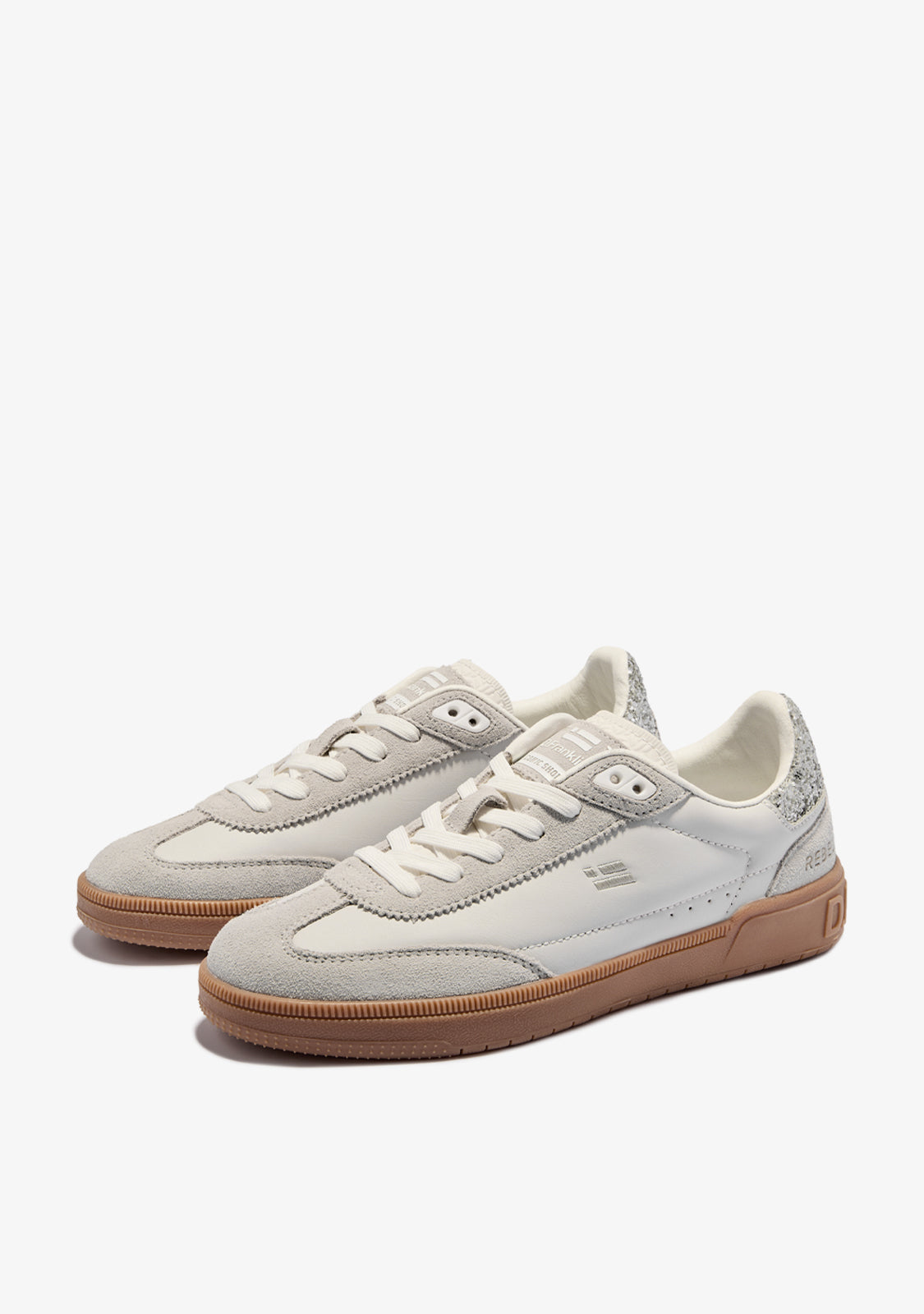 Rebel Basic White / Silver Glitter