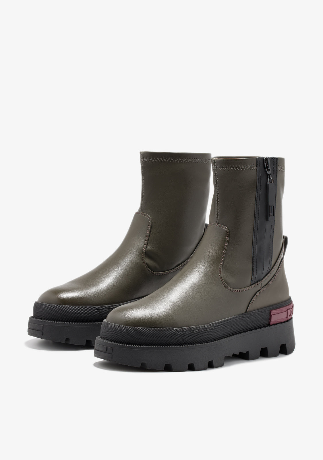 D FRANKLIN ZAPATOS / BOTAS Y BOTINES / MILITAR All Track Zip Khaki
