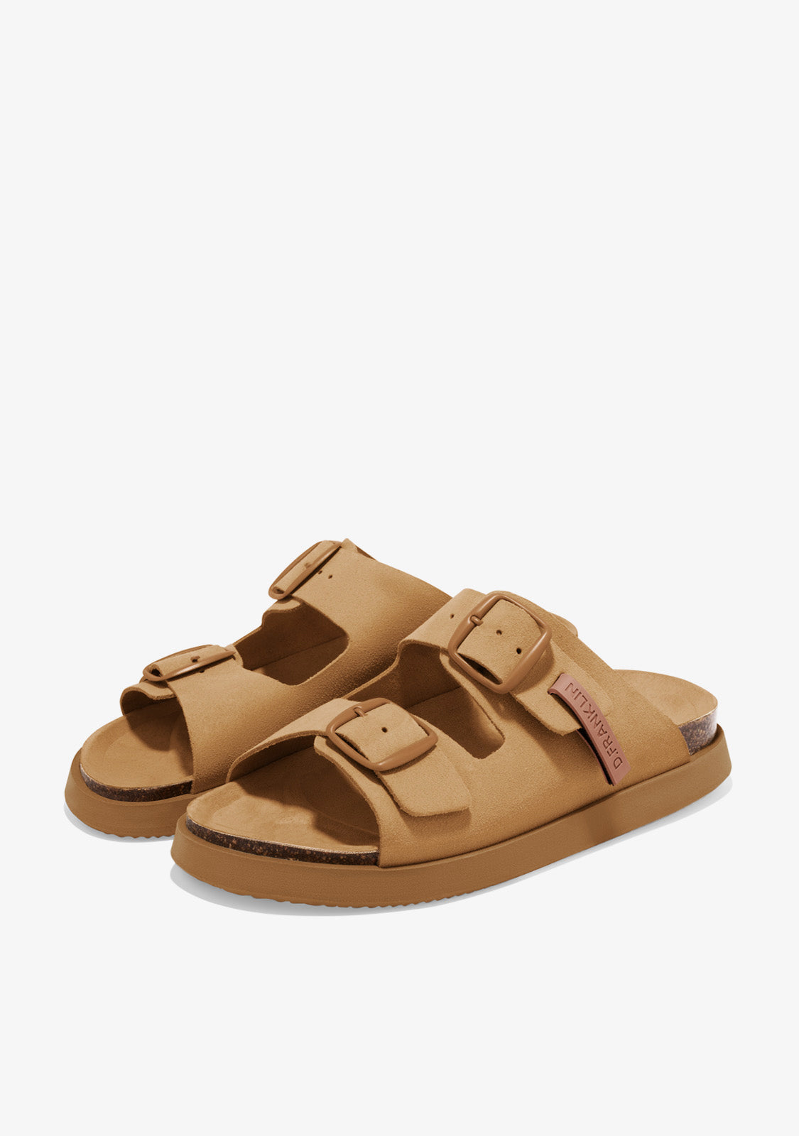Vibe Sandals Buckle Tan