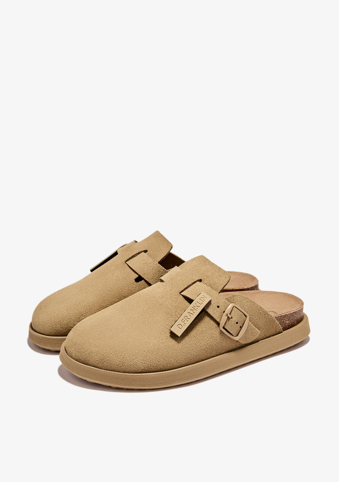 Vibe Sandals Clog Suede Sand