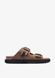Vibe Sandals Buckle Brown Nobuck / Rose