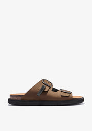 Vibe Sandals Buckle Brown Nobuck