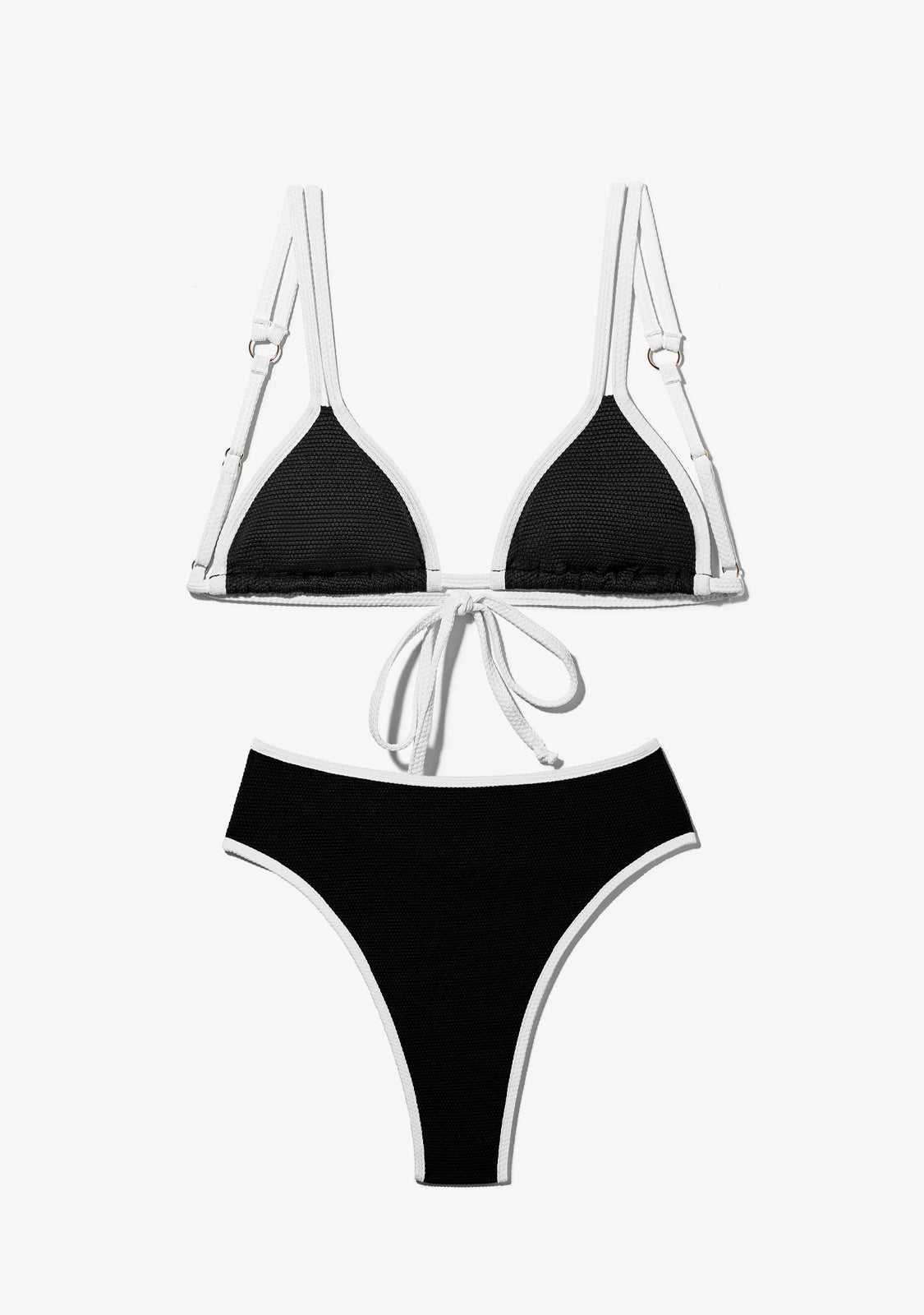 Aruba Top + Wake Bottom Bikini Black