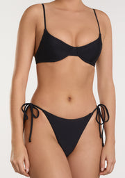 Masha Top + Lilo Bottom Black Bikini