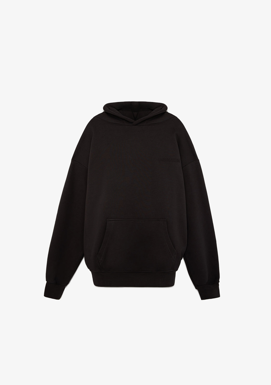 Clean-Cut Oversize Hoodie Anthracite