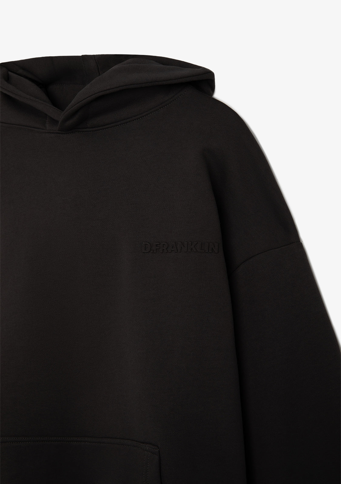 Clean-Cut Oversize Hoodie Anthracite