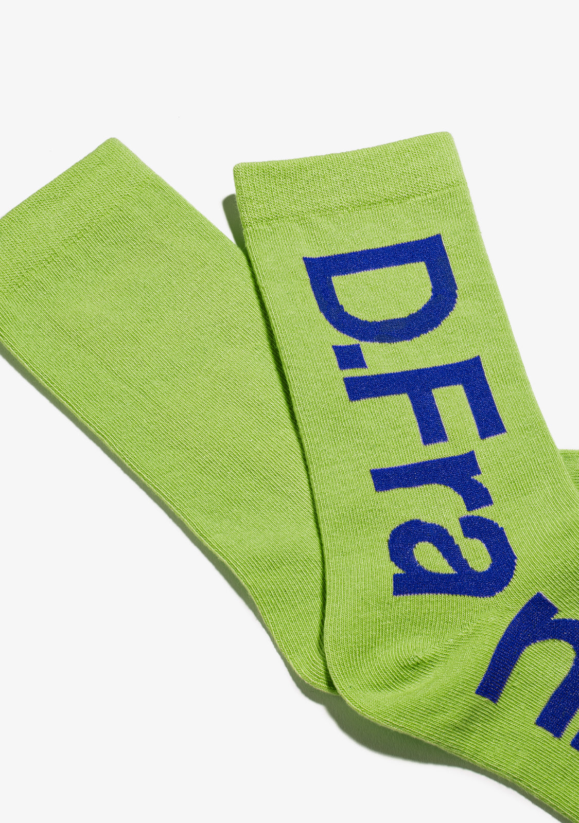 DF Socks Lime / Blue