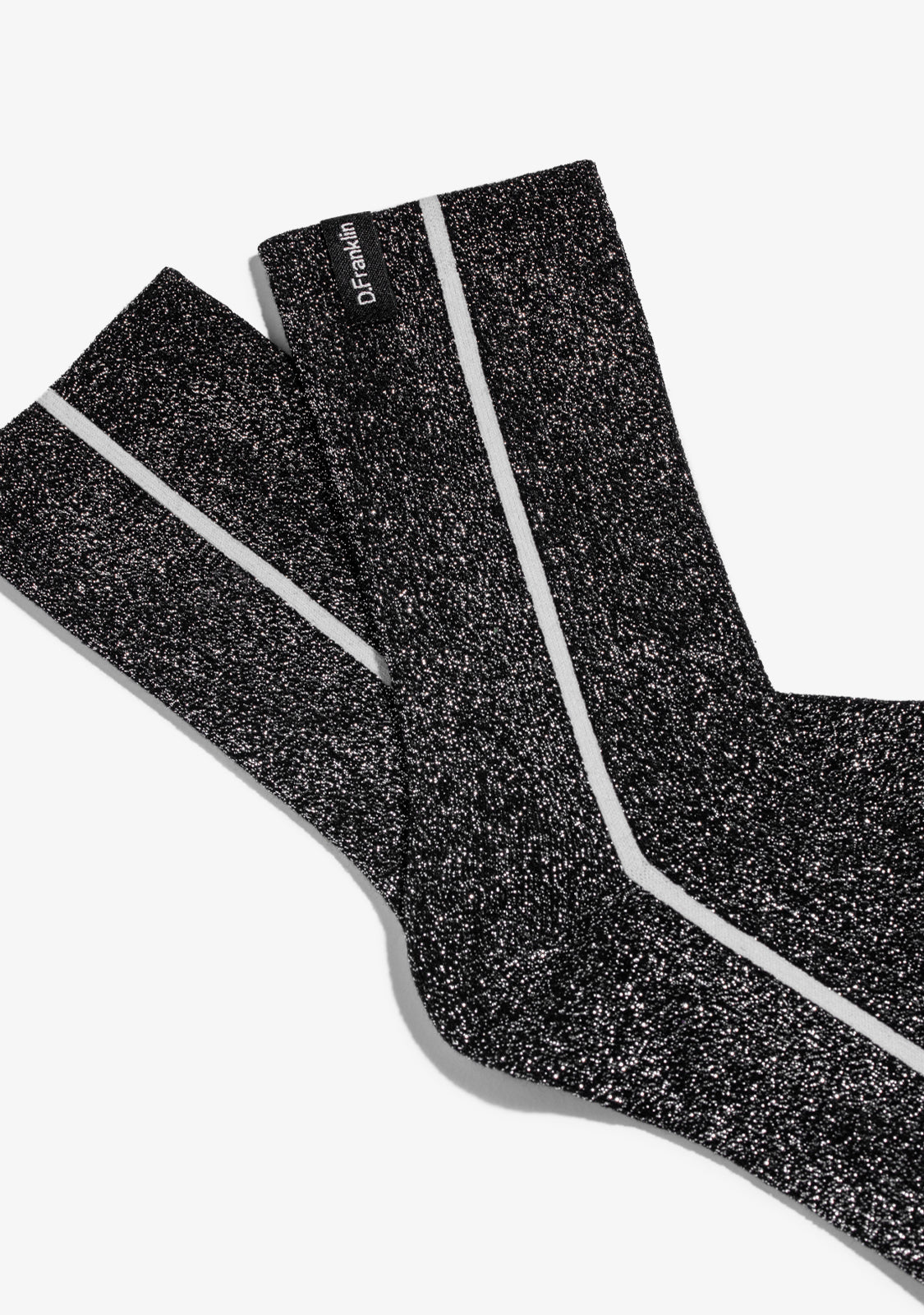 Glitter Socks Black