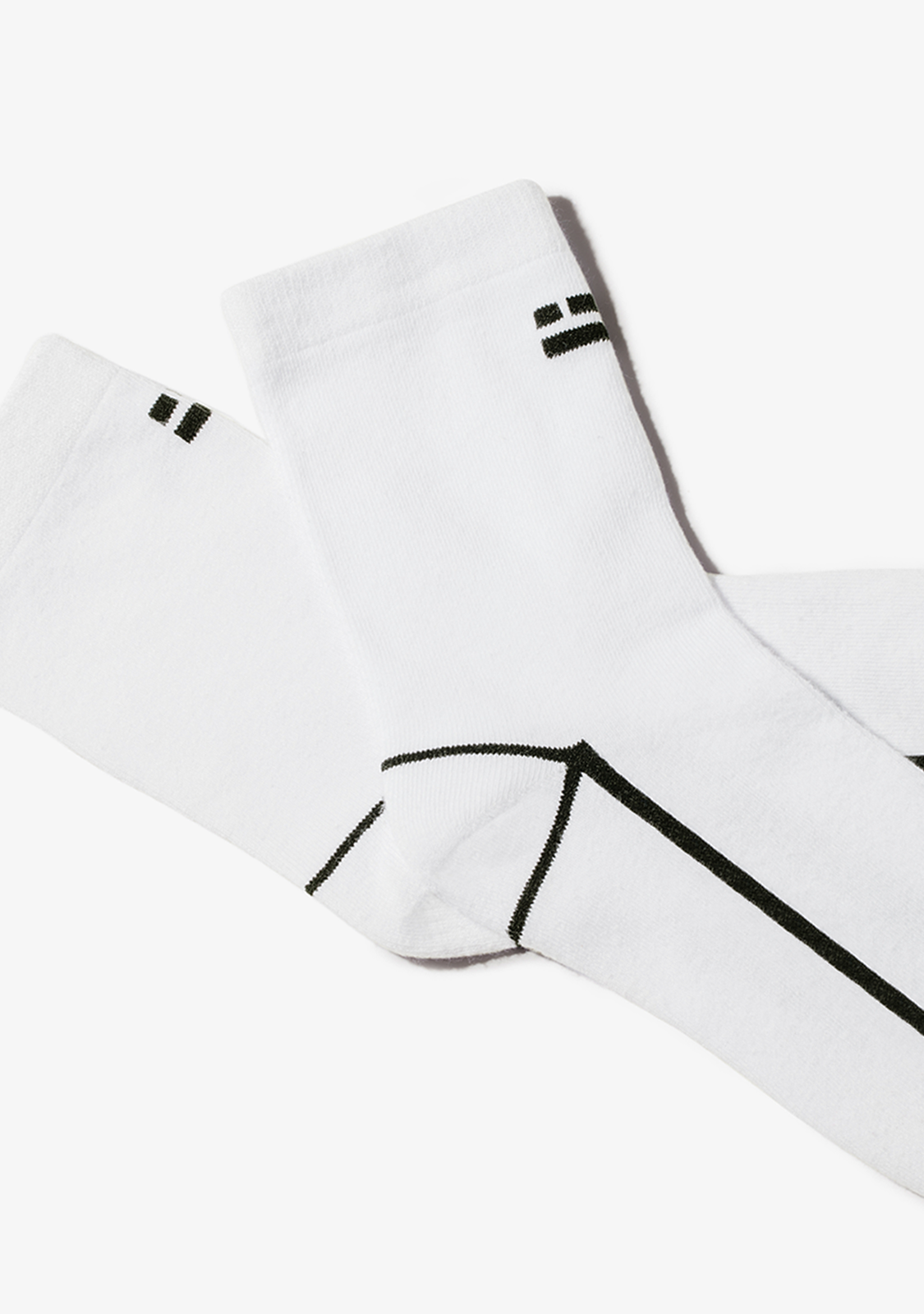 Black & White Lines Socks 2 Pack
