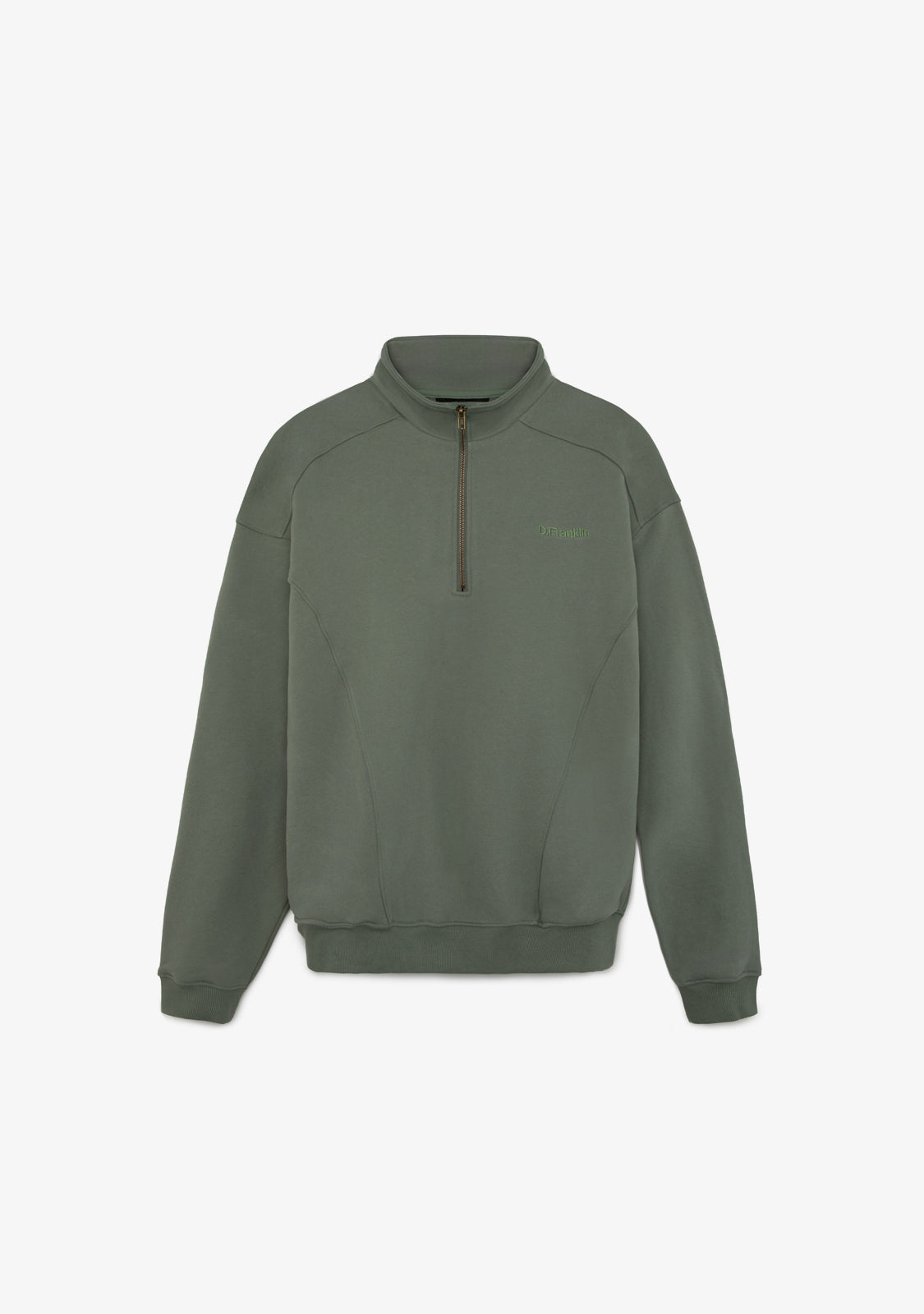 Half-Zip Sweatshirt Sage Green