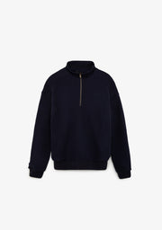Half-Zip Sweatshirt Navy