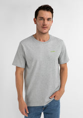 Basic Logo T-Shirt Grey / Green