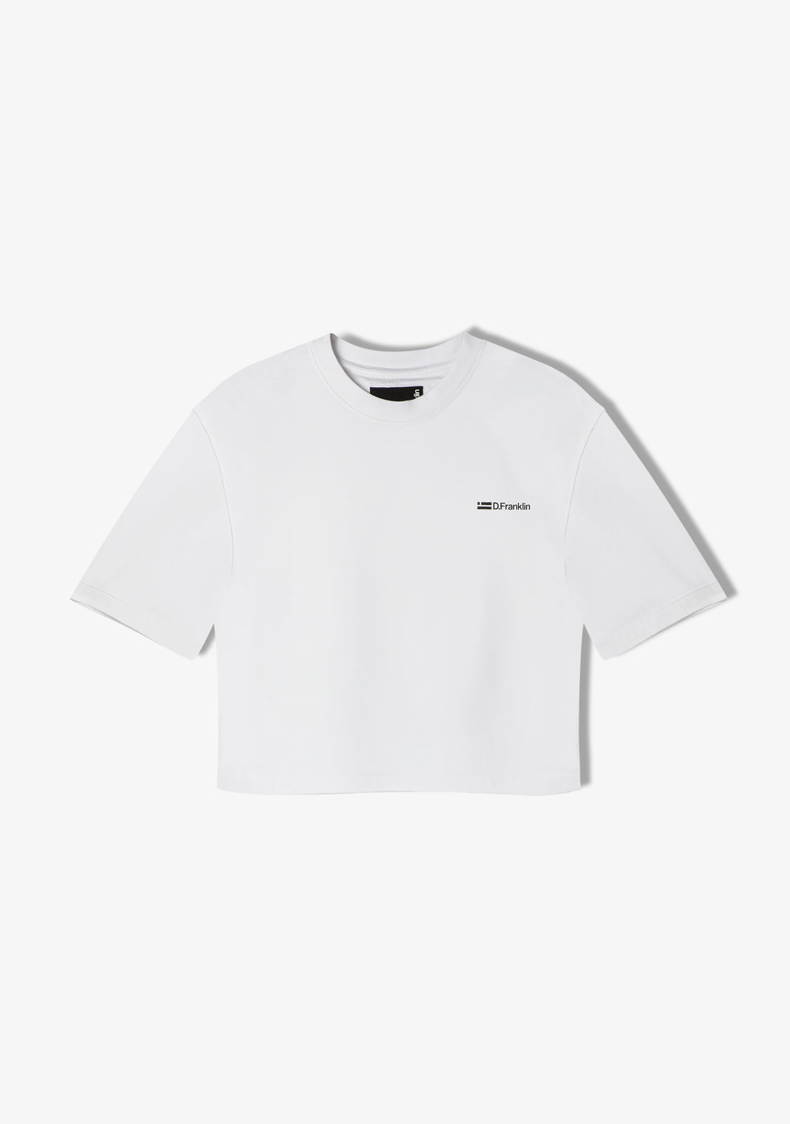 St. Denis Cropped T-Shirt White / Black