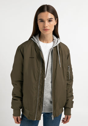 Logo Bomber Khaki