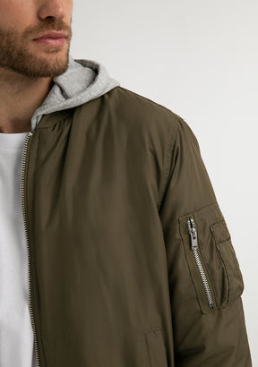 Logo Bomber Khaki