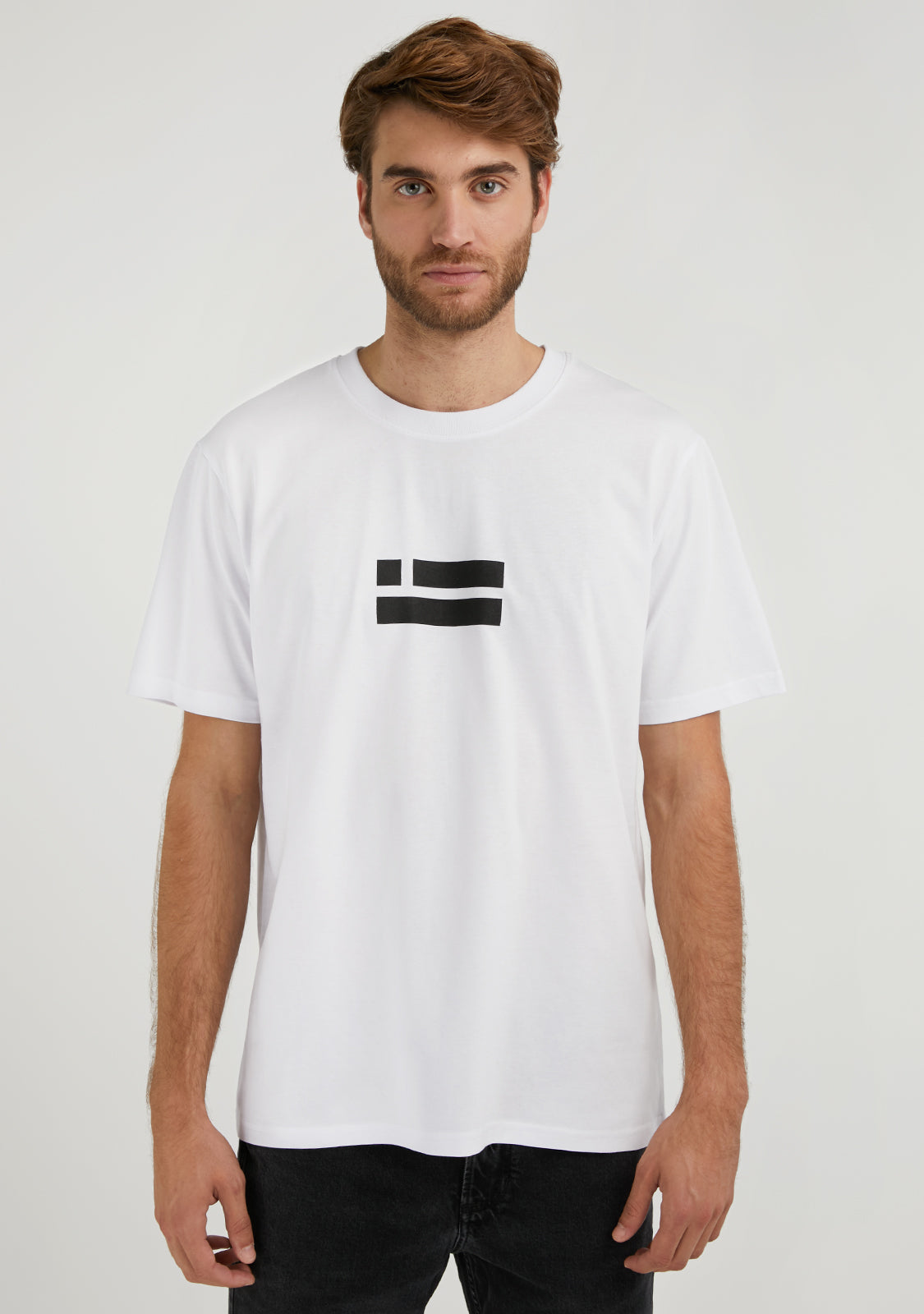 Flag T-Shirt White / Black