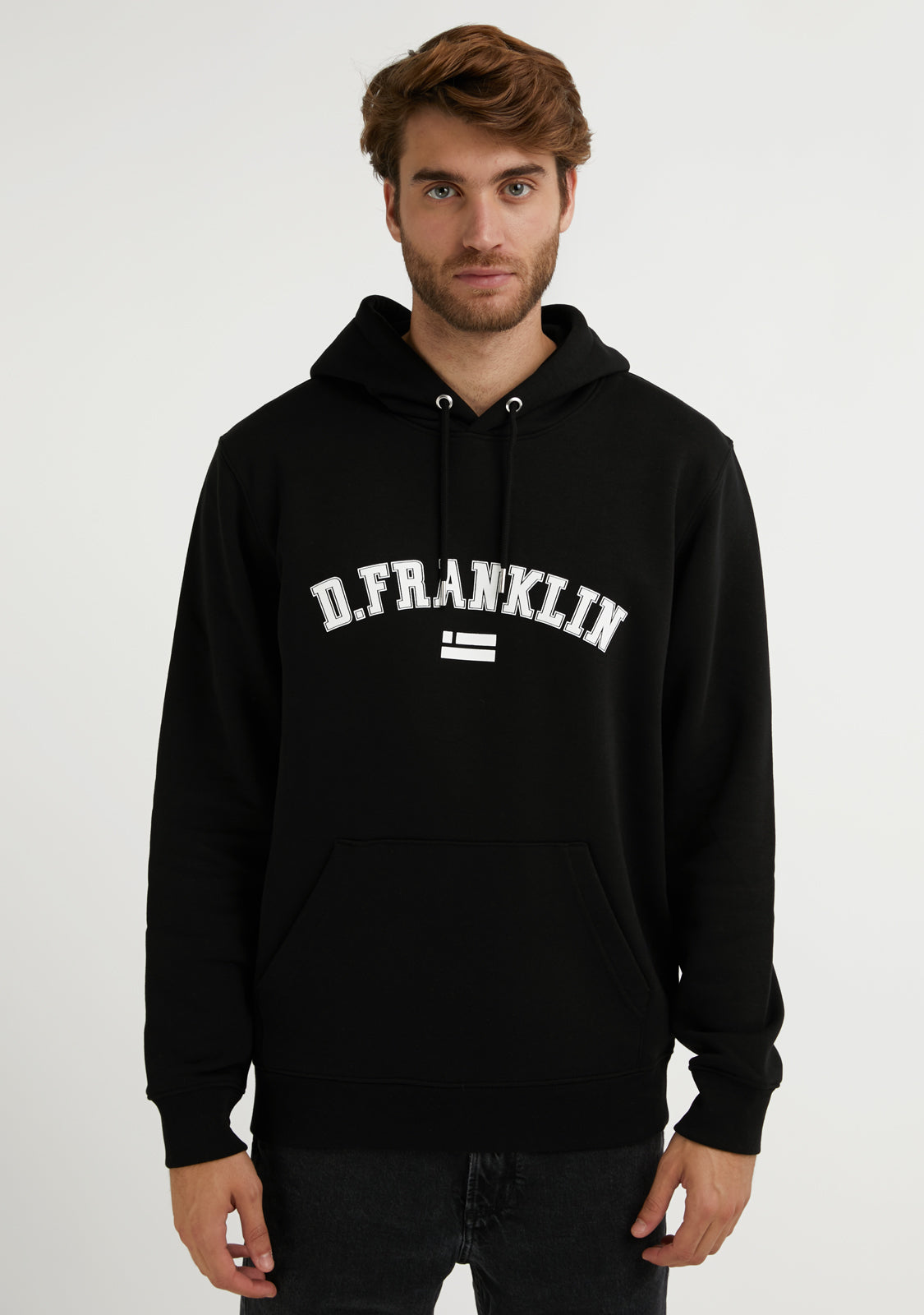 Varsity Hoodie Black / White