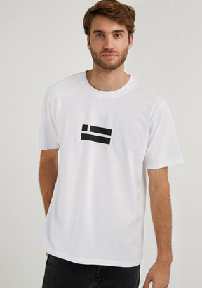 Flag T-Shirt White / Black