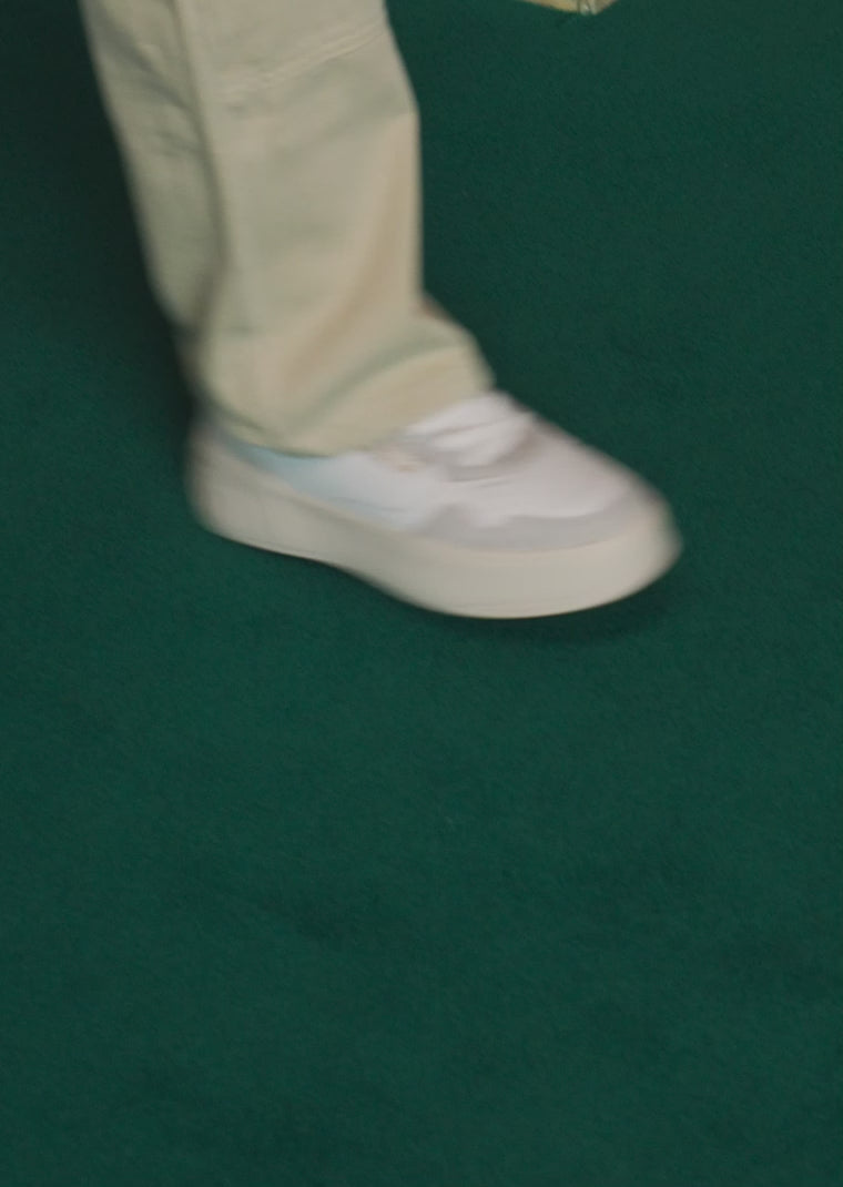 Load video: Low Court Basic White / Rose Gold