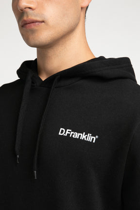 Hoodie D.Franklin White / Black