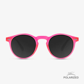 Ultra Light Pink Day-Glo / Black Polarized