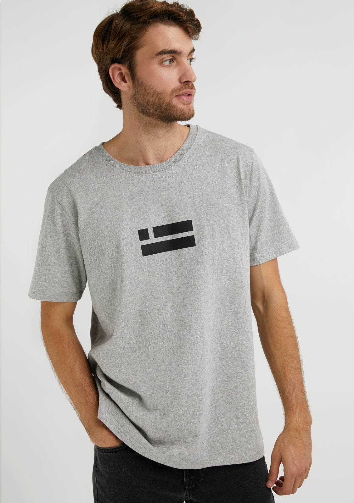 Flag T-Shirt Grey / Black